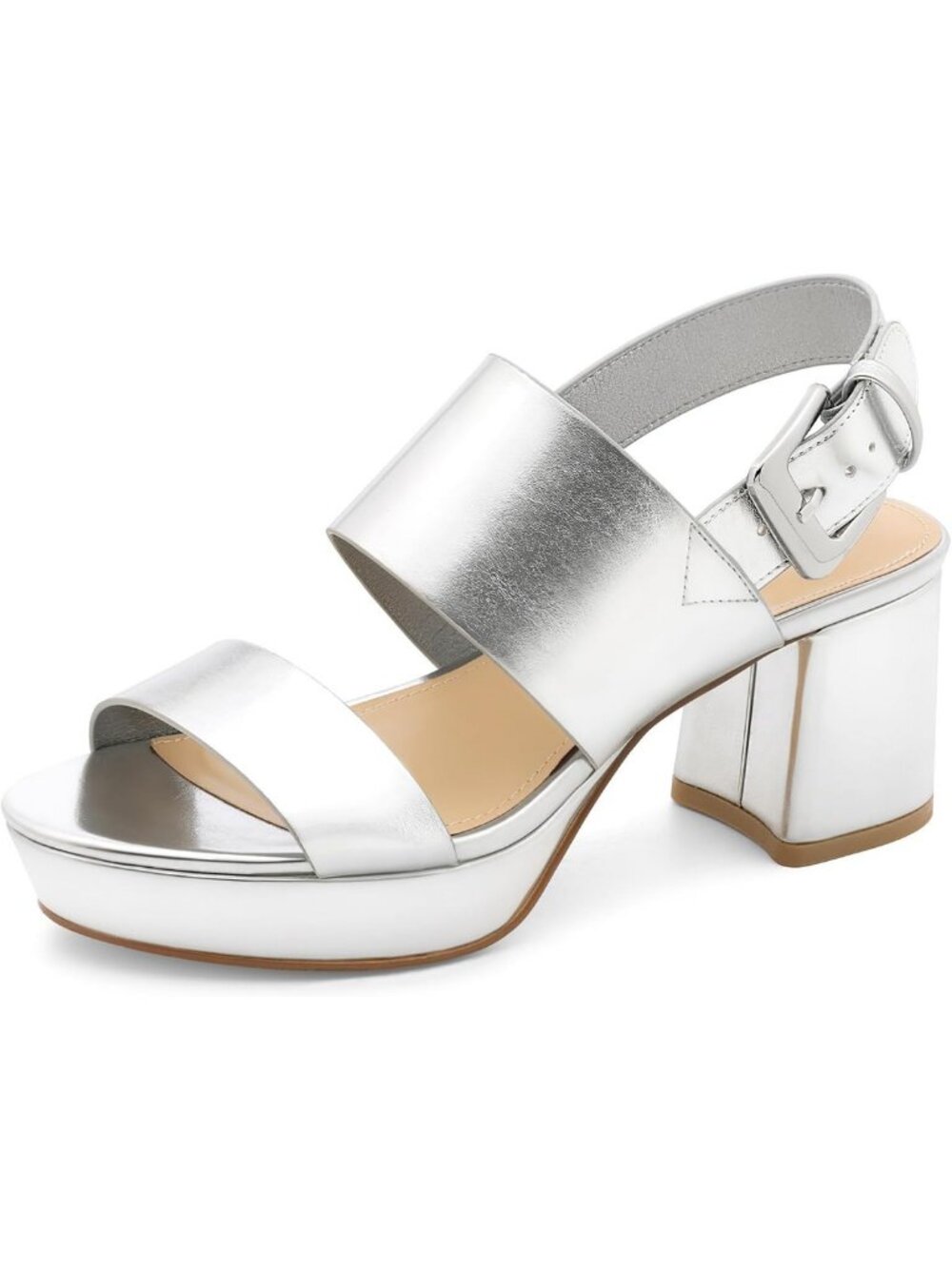 Stylish Women's Platform Block Heel Sandals - Dressy Open Toe Ankle Strap Shoes